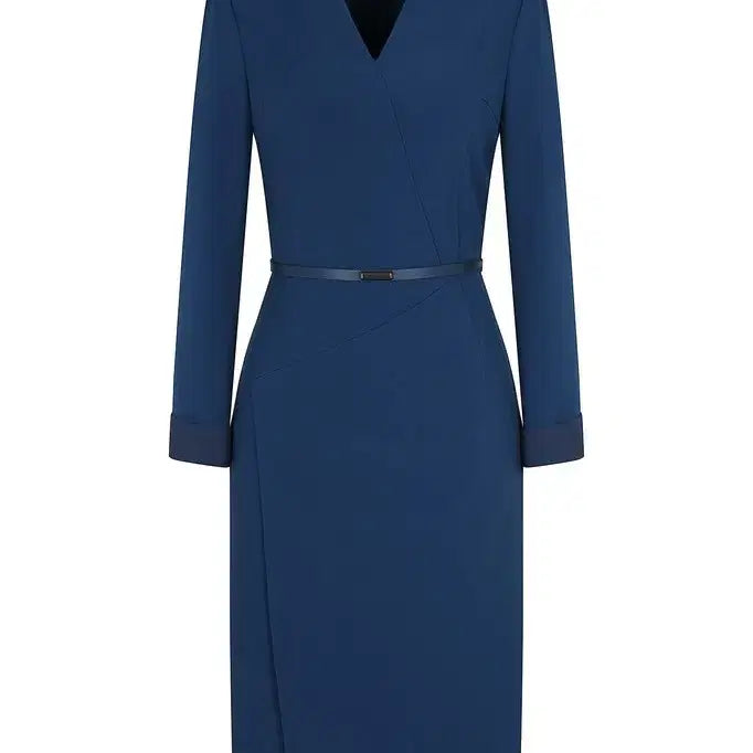 [BUNJANG] ZIGOT Women's Blue Dress / [지고트] 여성 하객 블루 원피스