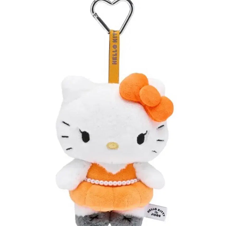 [BUNJANG] Hello Kitty Jisoo Plush Keyring / (비닐 미개봉) 헬로키티 X 지수 플러시 키링 오렌지