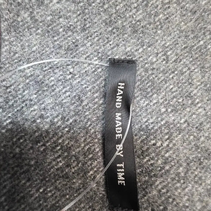 [BUNJANG] TIME 1993 Striped Double Long Coat / TIME 타임 1993 스트라이프 더블 롱코트 / 핸드메이드 / 정품