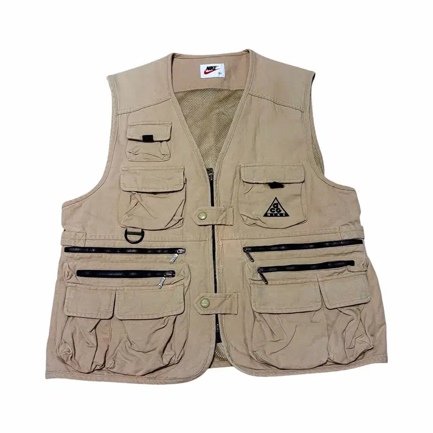 [SOLD OUT] 나이키 ACG 올드스쿨 아웃도어 베이지 멀티포켓 베스트