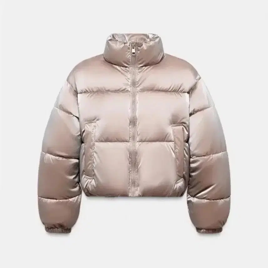 [BUNJANG] Zara Waterproof Anorak Padding (M) / (새상품)자라 페이크 광택 워터프루프 아노락 패딩 m