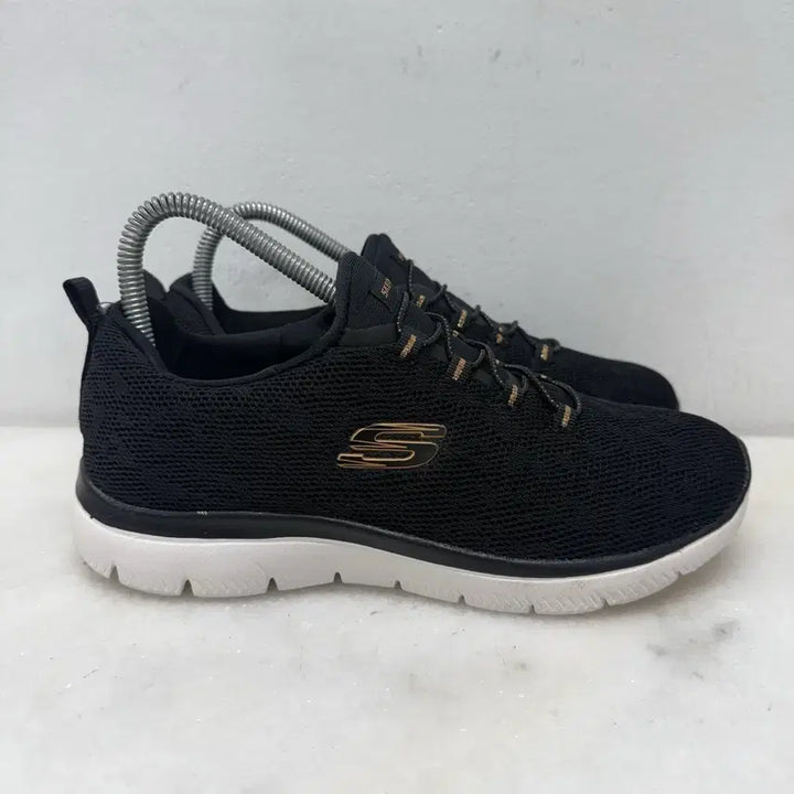 [BUNJANG] Skechers Leopard Spot Memory Foam Sneakers / (245)스케쳐스 운동화 레오파트 스팟 메모리폼