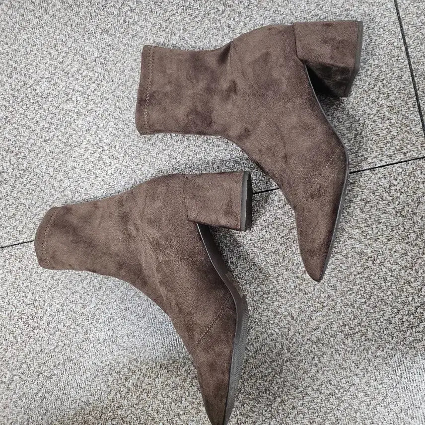 [BUNJANG] Brown Suede Shoes 250 / 브라운 스웨이드 구두 250