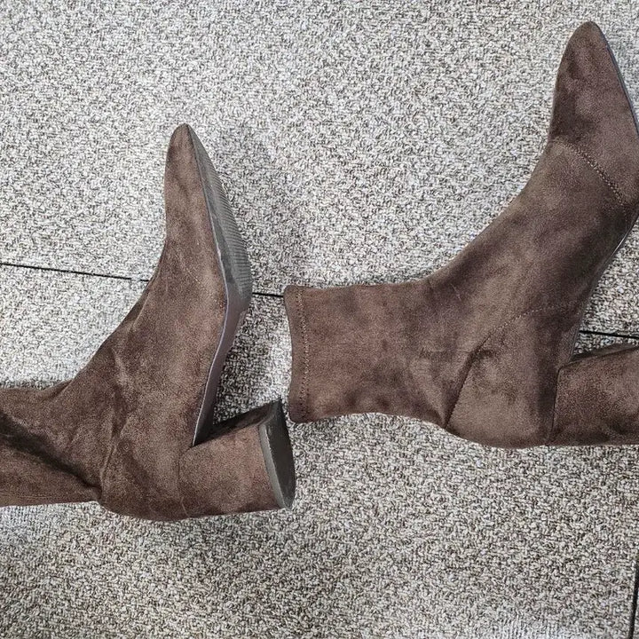 [BUNJANG] Brown Suede Shoes 250 / 브라운 스웨이드 구두 250