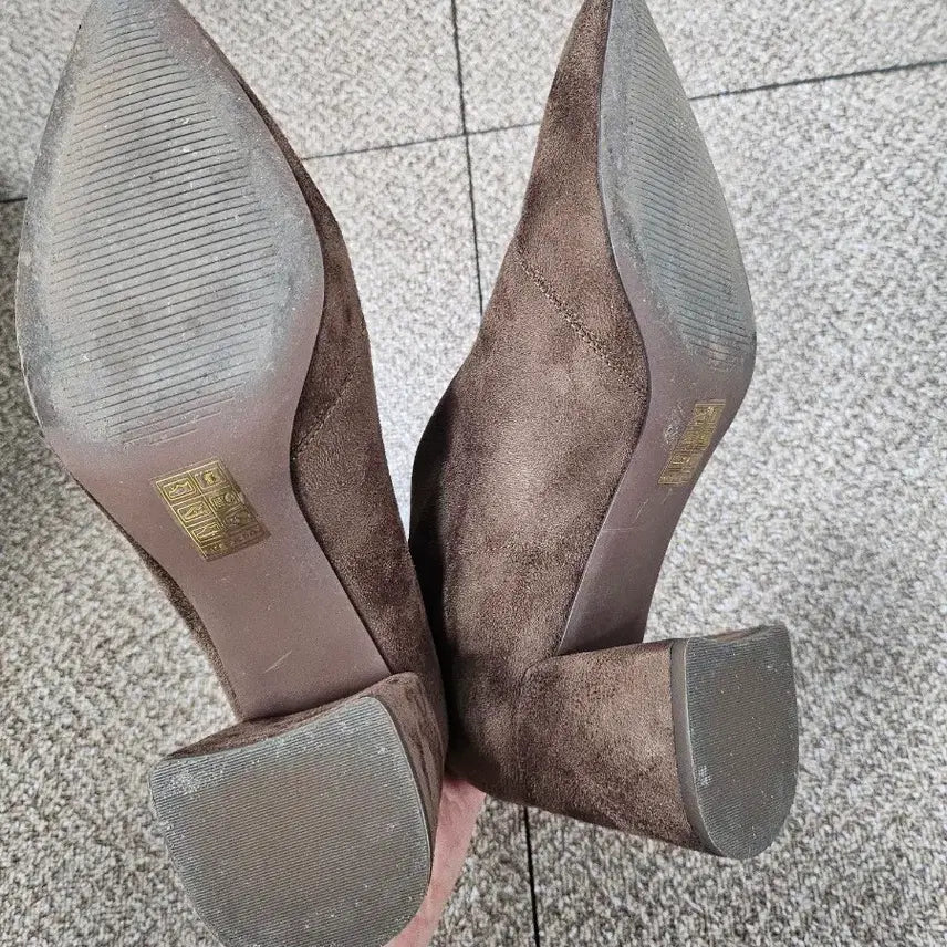 [BUNJANG] Brown Suede Shoes 250 / 브라운 스웨이드 구두 250