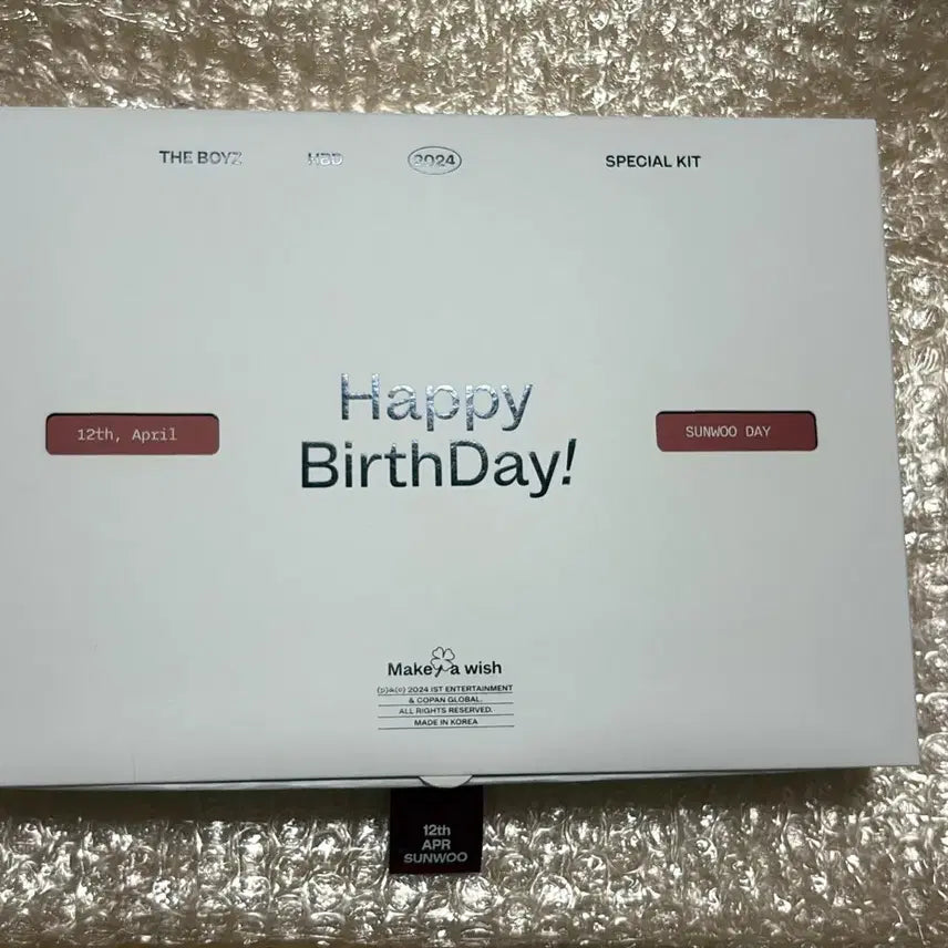 [SOLD OUT] 탈덕처분) 더보이즈 선우 생일 스페셜 키트 2024