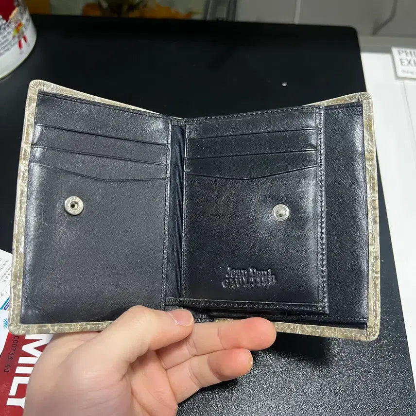 [BUNJANG] Jean Paul Gaultier Leather Wallet / 급처)장 폴 고티에 아카이브 레더 지갑