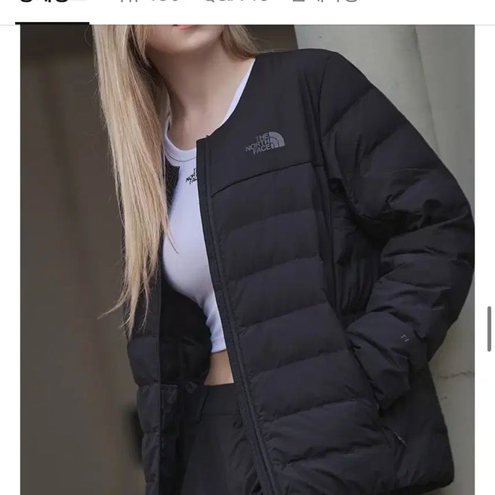 [BUNJANG] The North Face Lightweight Padded Jacket / 노스페이스 티볼 경량패딩 새상품