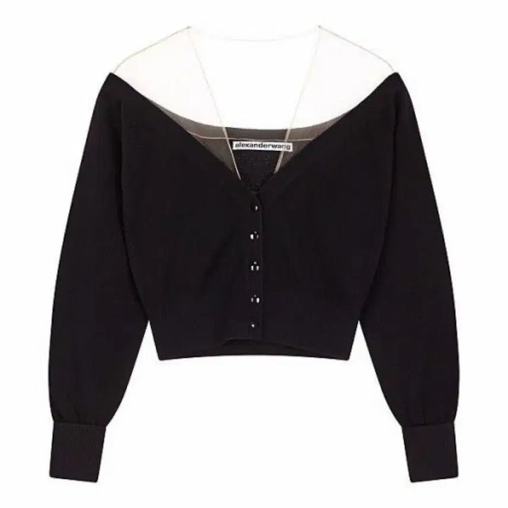 [BUNJANG] Alexander Wang Sheer Tulle Cardigan / 기간할인. 알렉산더왕 시스루 튤가디건 (선미, 아이린)