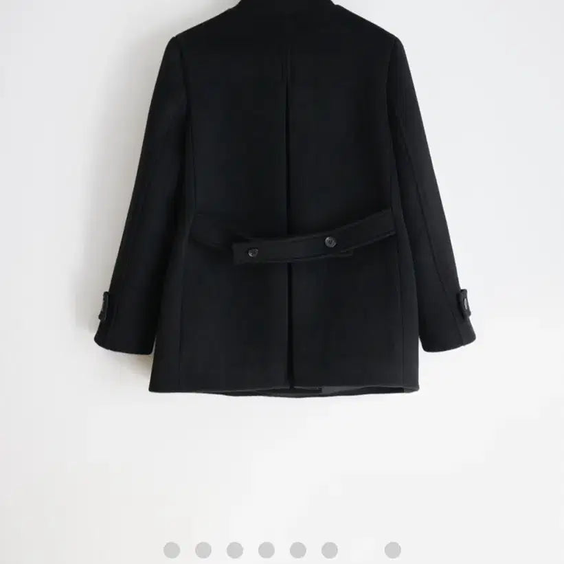 [BUNJANG] Collezione Nerina Cashmere Half Coat Black / 택포/ 새상품수준 콜리젯 네리나 캐시미어 하프 코트 피코트 블랙 칼라