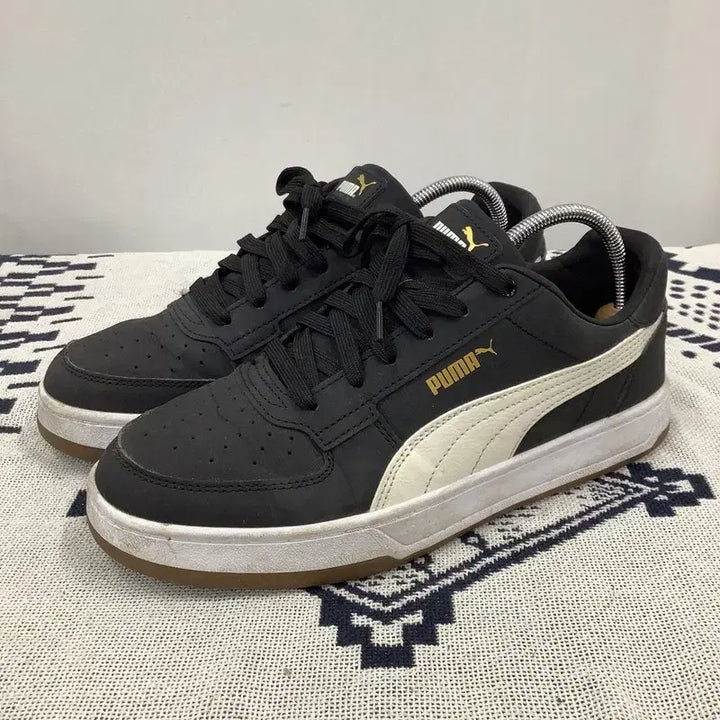 [BUNJANG] Puma Caven 2.0 75th Anniversary Black Sneakers / 푸마 케이븐 2.0 75주년 블랙 스니커즈 265 E02016
