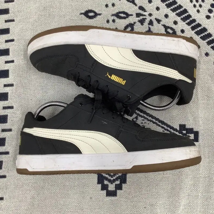 [BUNJANG] Puma Caven 2.0 75th Anniversary Black Sneakers / 푸마 케이븐 2.0 75주년 블랙 스니커즈 265 E02016