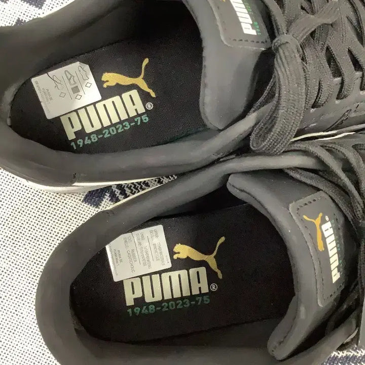 [BUNJANG] Puma Caven 2.0 75th Anniversary Black Sneakers / 푸마 케이븐 2.0 75주년 블랙 스니커즈 265 E02016