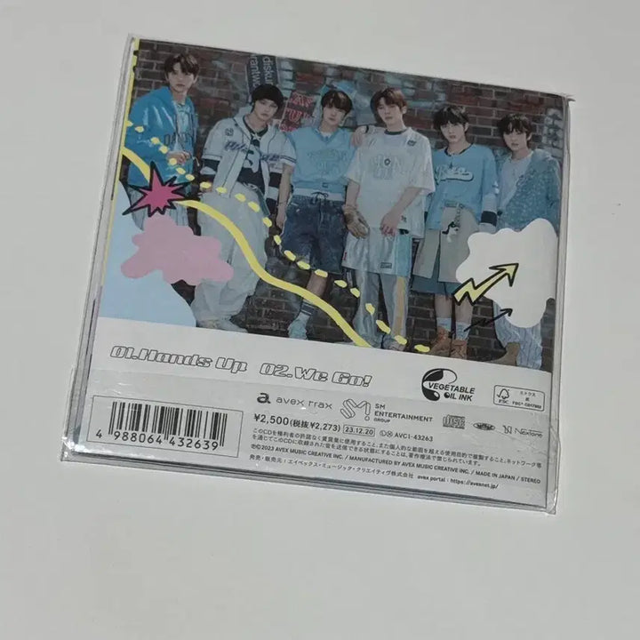 [BUNJANG] NCT NEW TEAM Hands Up Album Unsealed / 엔시티 뉴팀 핸즈업 앨범 B버전 위시 개봉앨범
