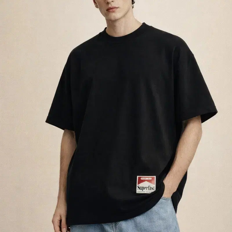 [BUNJANG] SUPERFAST F40 Oversized T-shirt / [남자-100~105]SUPERFAST 슈퍼패스트 F40 오버사이즈 반팔
