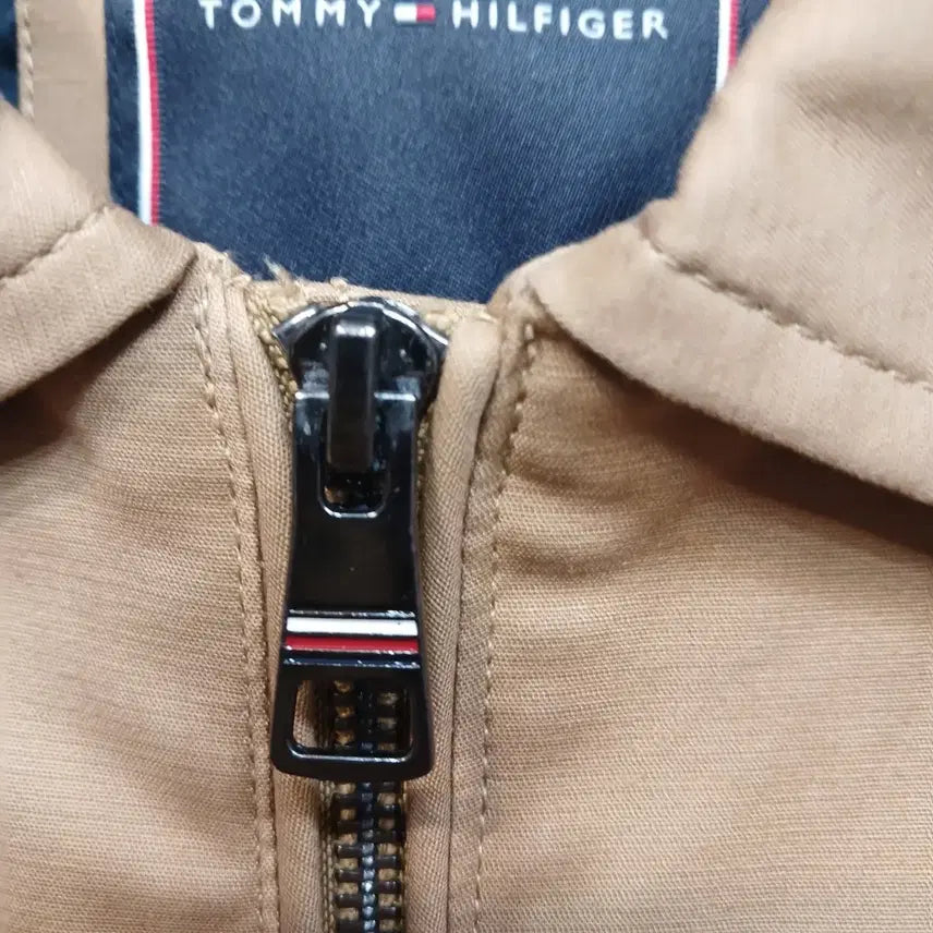 [BUNJANG] Tommy Hilfiger Beige Bomber Jacket / 타미힐피거 베이지 봄버 자켓
