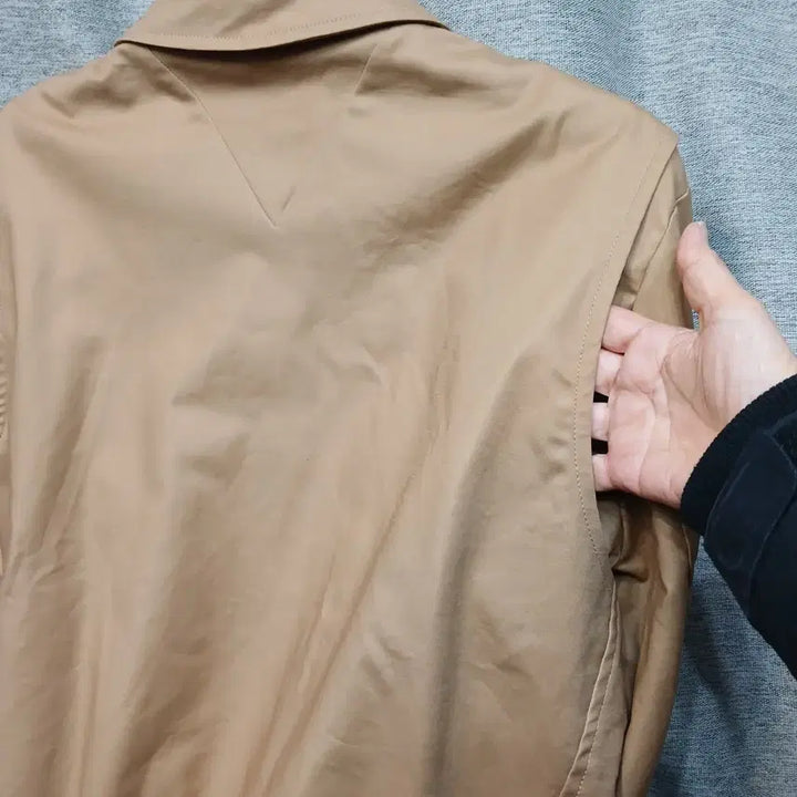 [BUNJANG] Tommy Hilfiger Beige Bomber Jacket / 타미힐피거 베이지 봄버 자켓