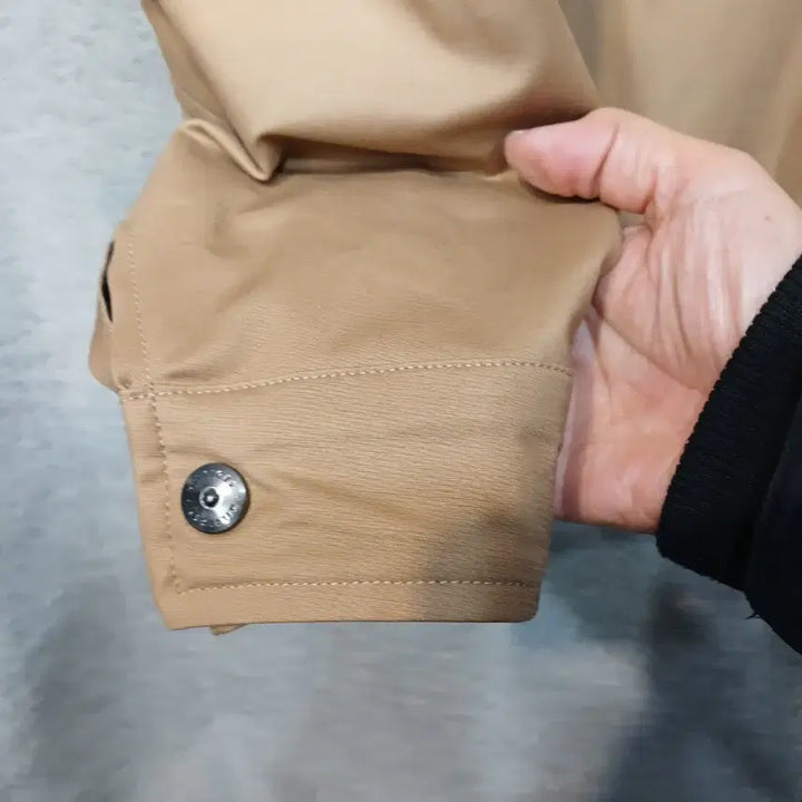 [BUNJANG] Tommy Hilfiger Beige Bomber Jacket / 타미힐피거 베이지 봄버 자켓