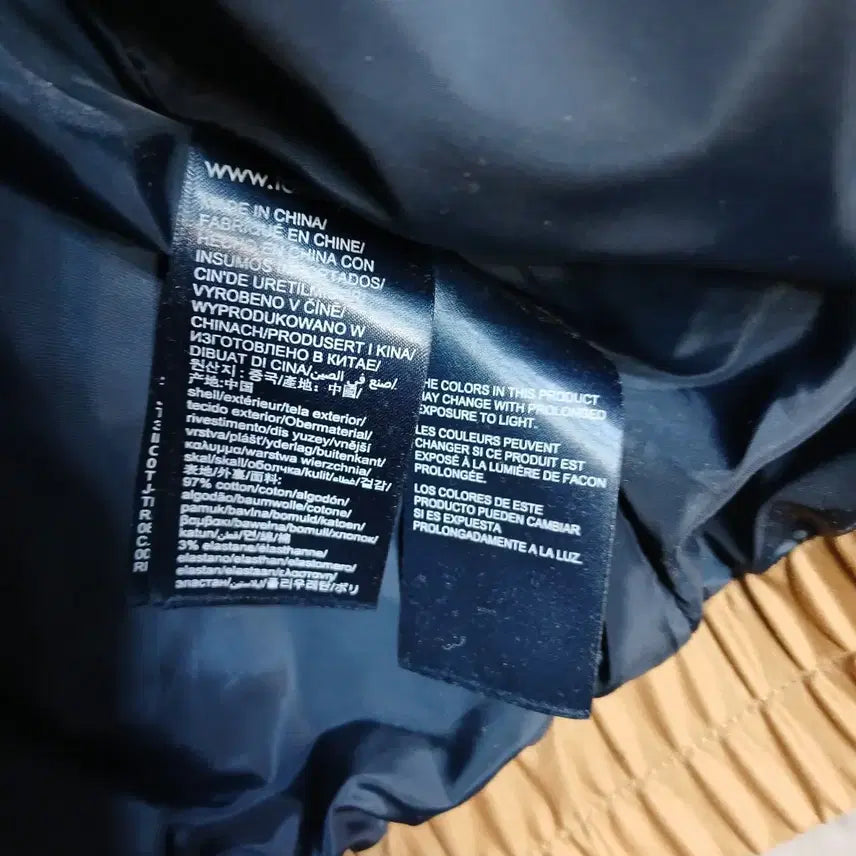 [BUNJANG] Tommy Hilfiger Beige Bomber Jacket / 타미힐피거 베이지 봄버 자켓