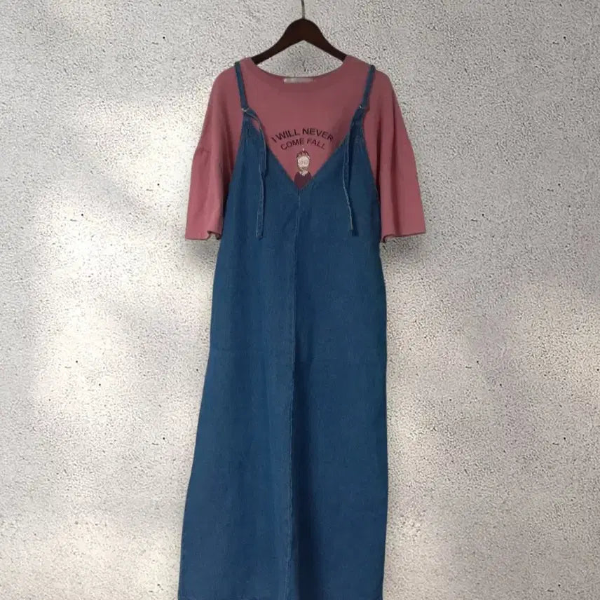 [BUNJANG] Denim Bustier Dress / 데님 뷔스티에 원피스