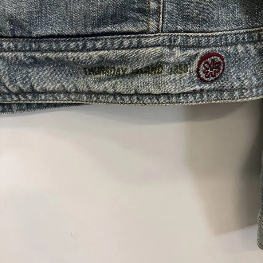 [BUNJANG] Thursday Island Denim Jacket / 써스데이아일랜드 데님자켓 95 워싱