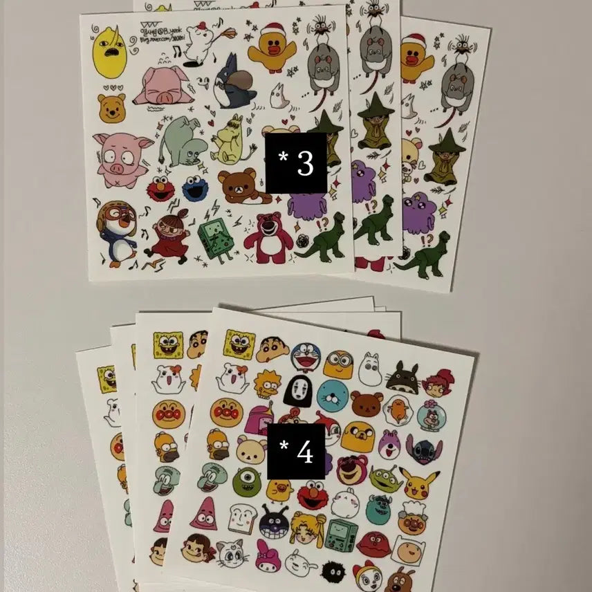 [BUNJANG] DIY Sticker Bundle Set (94 Pieces) / 다꾸 스티커 일괄(총 94장)