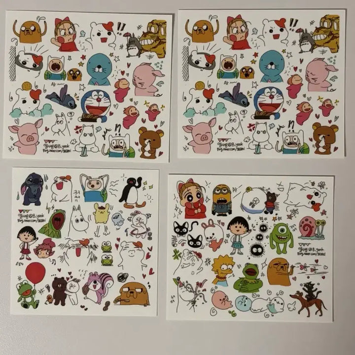 [BUNJANG] DIY Sticker Bundle Set (94 Pieces) / 다꾸 스티커 일괄(총 94장)