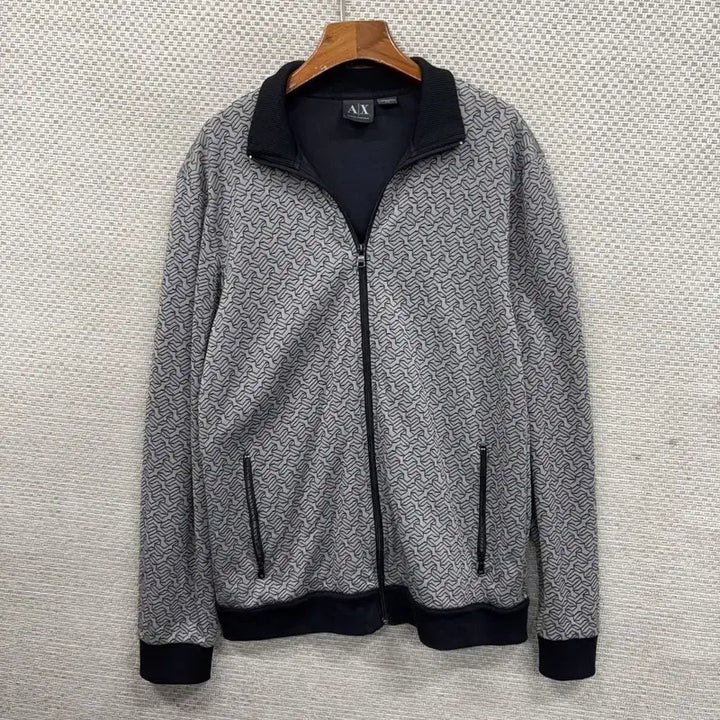 [BUNJANG] Armani Exchange Multi-Color Jersey Zip-Up Jacket / 아르마니 익스체인지 캐주얼 멀티컬러 져지 집업 M A05938