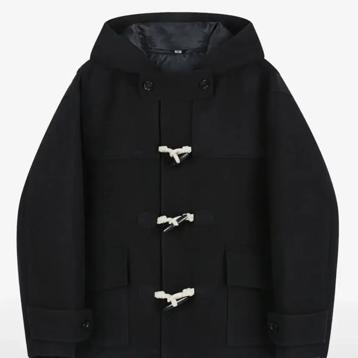 [BUNJANG] Balmacaan Duffle Short Coat / 발마칸 더플 숏 코트