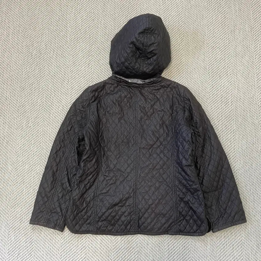 [BUNJANG] Vintage Diamond Quilted Multi-Pocket Hooded Jacket / 빈티지 다이아몬드 퀼팅 멀티포켓 후드 자켓  J03950