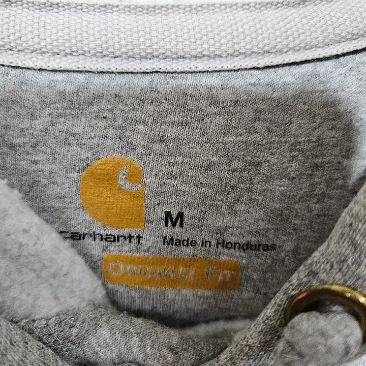 [BUNJANG] Carhartt Gray Lettering Hoodie / 칼하트 그레이 레터링 후드