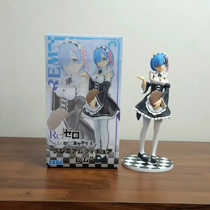 [BUNJANG] Re:Zero Rem Figure 22cm / Re: 제로부터 시작하는 이세계 생활 렘 피규어 22cm 박스있음