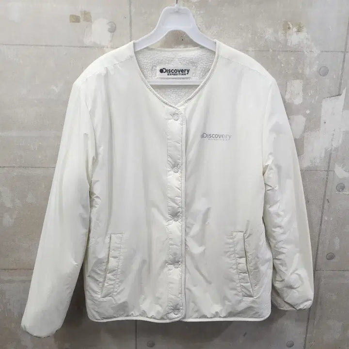 [BUNJANG] Discovery Reversible Fleece Jacket (Size 95) / 디스커버리 정품 여성 리버시블 플리스 점퍼/95/상태우수