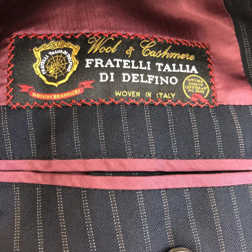 [BUNJANG] blvd Fratelli Di Delfino Double Blazer 95 / blvd 이태리 프라텔리 디 델피노 더블 블레이져 95