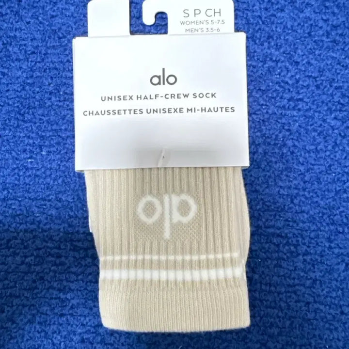 [BUNJANG] Alo Unisex Half Crew Socks / 정품 알로 유니섹스 하프크루 양말 새상품
