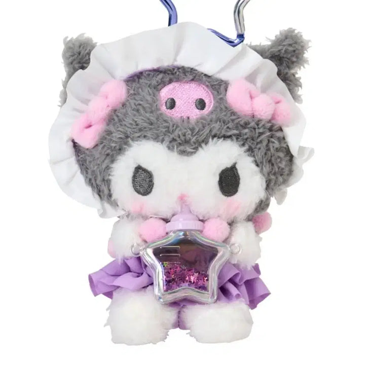 [BUNJANG] Sanrio Kuromi Baby Bottle Starry Keyring / 산리오 신상 별빛 베이비보틀 쿠로미 키링