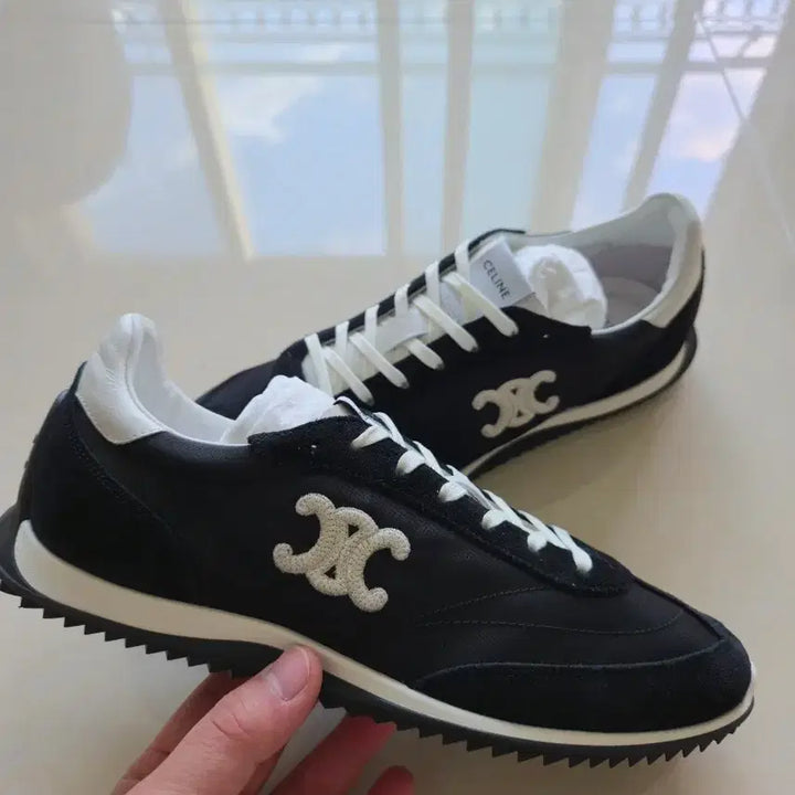 [BUNJANG] Celine Runner Sneakers (Black, Size 38) / 셀린느 블랙 러너 스니커즈 새상품 풀셋 38사이즈