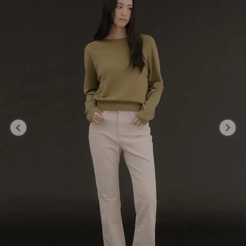 [BUNJANG] Benuet Sank Knit Sand Knit Olive / 베뉴엣 Benuet sank knit 샌드 니트 올리브