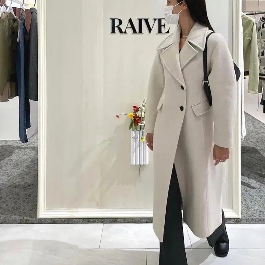 [BUNJANG] Rave Hour Glass Wool Coat / (구매가38만원) 레이브 아월 글레스 울코트 / 레이브 코트