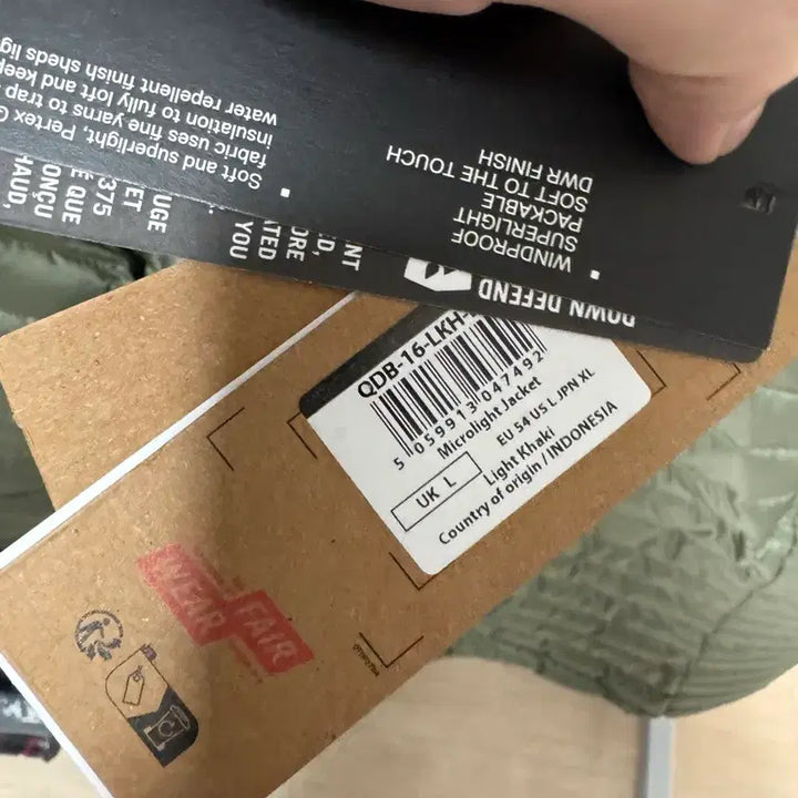 [BUNJANG] Lap Micro Light Alpine Light Khaki / 랩 마이크로라이트 알파인 라이트카키 L