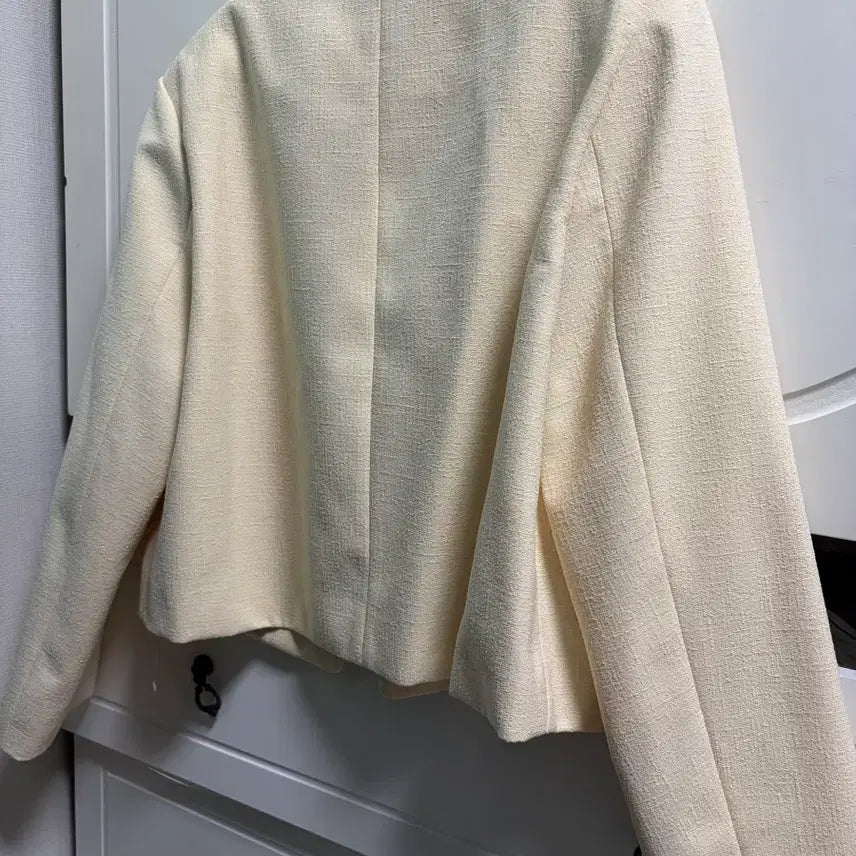 [BUNJANG] ANEDIT Tweed Jacket Cream Yellow / ANEDIT 언에디트 트위드자켓 크림 옐로우 급처