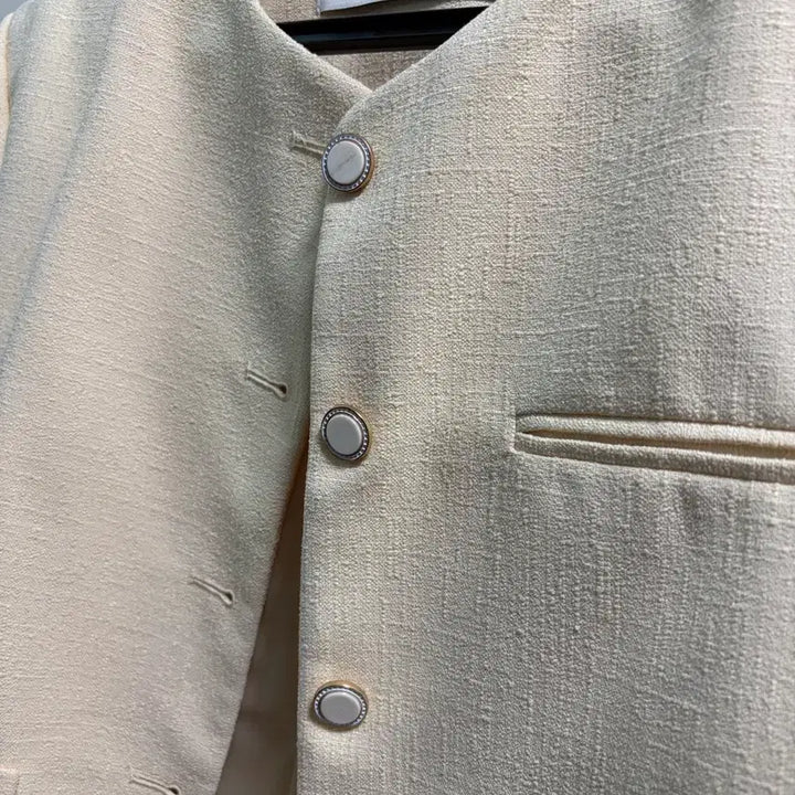 [BUNJANG] ANEDIT Tweed Jacket Cream Yellow / ANEDIT 언에디트 트위드자켓 크림 옐로우 급처