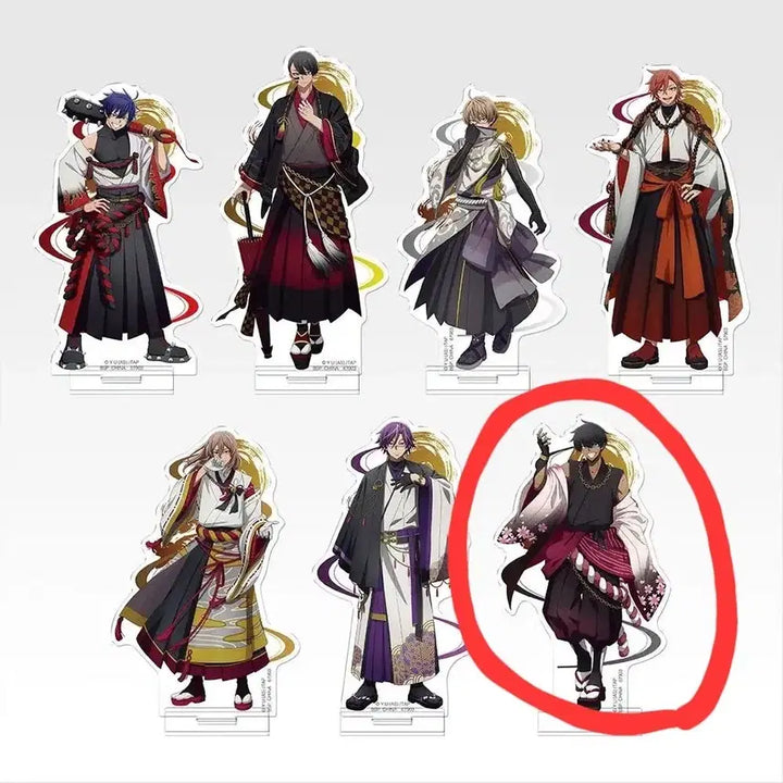 [BUNJANG] Do Won Anki Kuji Acrylic Stand & Color Paper Bundle Set / (일괄) 도원암귀 쿠지 제일복권 오우스케 아크릴스탠드 색지 D상 H상