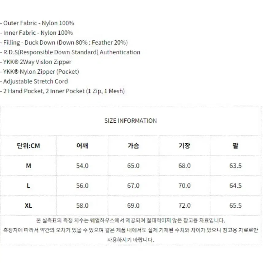 [BUNJANG] Espionage Puffer Down Jacket (M Size) / 에스피오나지 푸퍼 다운 패딩 자켓  m사이즈