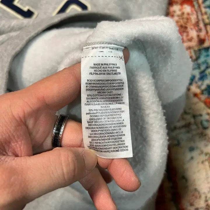 [BUNJANG] Polo Ralph Lauren Logo Patch Sweatshirt / [XL] 폴로 랄프로렌 로고 패치 스웻셔츠 맨투맨