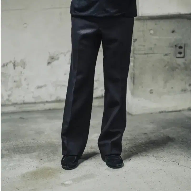 [BUNJANG] Comoli Light Melton Pipe Stem Pants / [2] 코모리 라이트 멜튼 파이프 스템 팬츠