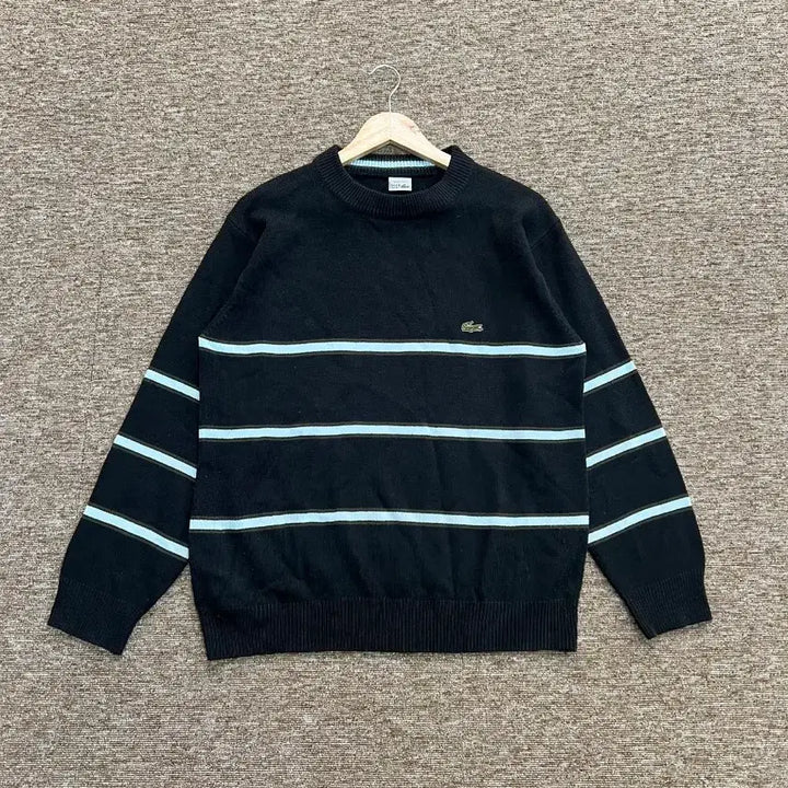 [BUNJANG] Lacoste Stripe Wool Knit M / 라코스테 스트라이프 울 니트 M