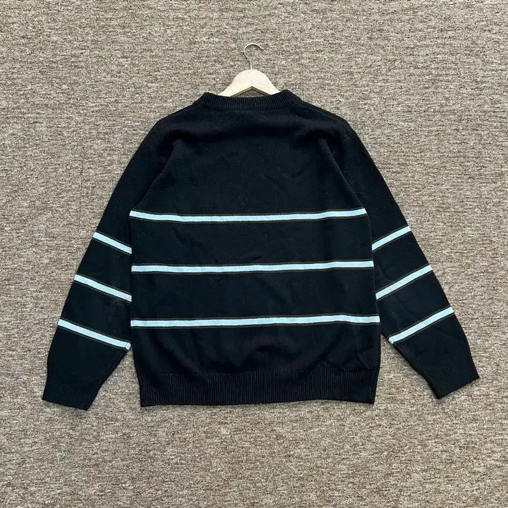 [BUNJANG] Lacoste Stripe Wool Knit M / 라코스테 스트라이프 울 니트 M