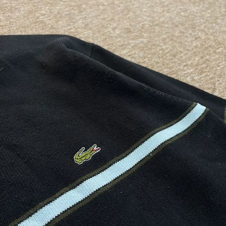 [BUNJANG] Lacoste Stripe Wool Knit M / 라코스테 스트라이프 울 니트 M