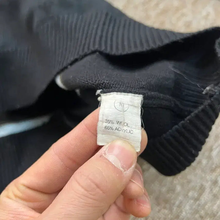 [BUNJANG] Lacoste Stripe Wool Knit M / 라코스테 스트라이프 울 니트 M